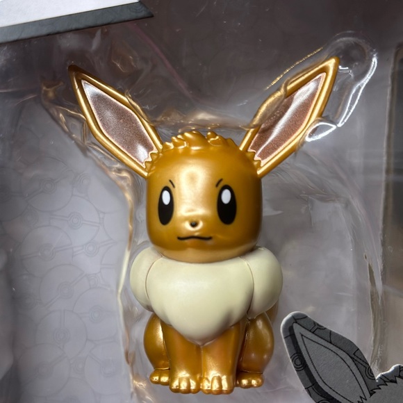 NIB Pokemon Eevee Select True Color Metallic 3" Battle Figure Limited Edition - Picture 5 of 7